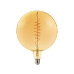 Nordlux Smart LED E27 Globe Fadenlampe Messing 4.7W 380lm 360D - 822 Extra Warmweiß | Dimmbar