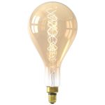 Calex XXL Splash Gold LED E27 Fadenlampe 3W 250lm- 822 Extra Warmweiß | Dimmbar
