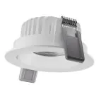 Ledvance LED-Spot Adjust Aluminium Weiß 8W 680lm 36D - 930 Warmweiß | Ausschnitt 83mm - IP20 - Höchste Farbwiedergabe - Dimmbar