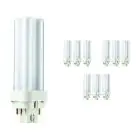 Mehrfachpackung 10x Philips PL-C 10W 830 4P (MASTER) | Warmweiß - 4-Pins