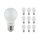 Mehrfachpackung 10x Noxion Lucent Classic LED E27 Birne Matt 4.9W 480lm - 830 Warmweiß | Ersatz für 40W
