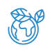 Logo Erde blau